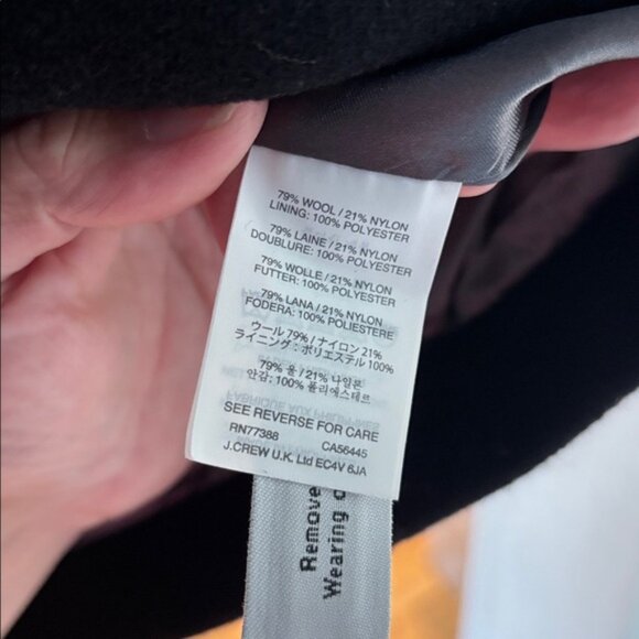 J. Crew Women's Stadium Cloth by Nello Gori wool jacket - Picture 6 of 8